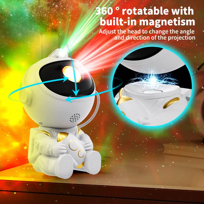 360 degree rotatable head on a magnetic joint