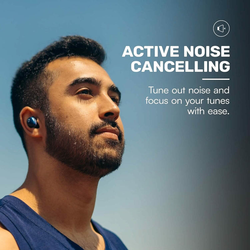 Raycon Fitness Bluetooth True Wireless Earbuds with Built in Mic (Refurbished) Headphones - DailySale