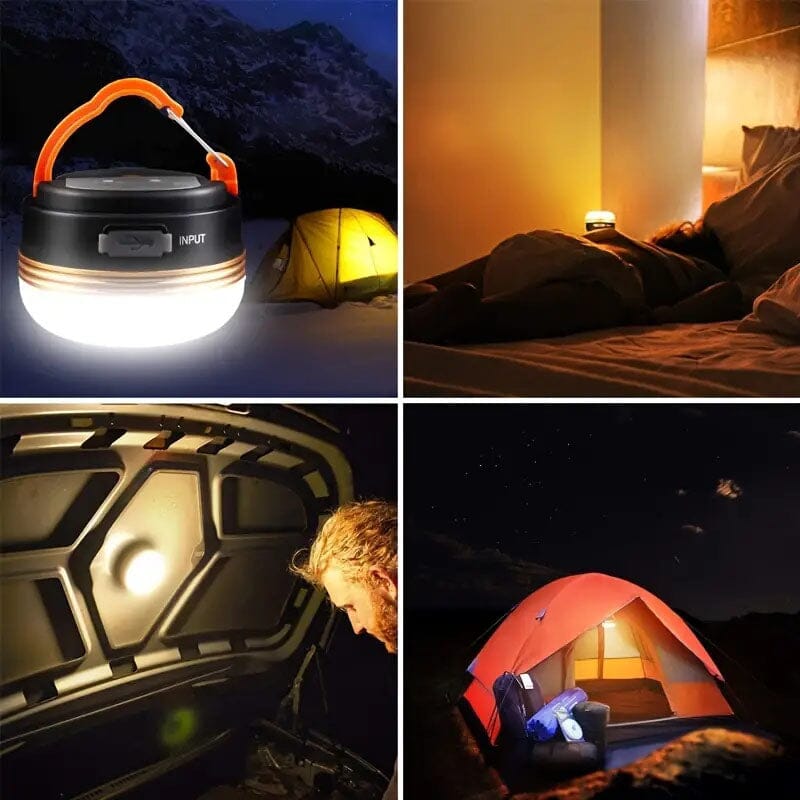 Rechargeable LED Camping Lantern with Magnet Base Sports & Outdoors - DailySale