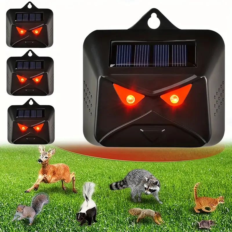 Red LED Light Waterproof Predator Repellent for Gardens Pest Control - DailySale