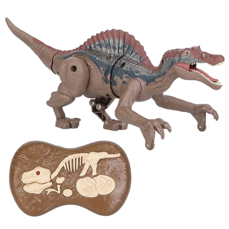 Remote Control Dinosaur with 3D Eye Roaring Sounds for 3-12 Years Old Toys & Games Beige - DailySale