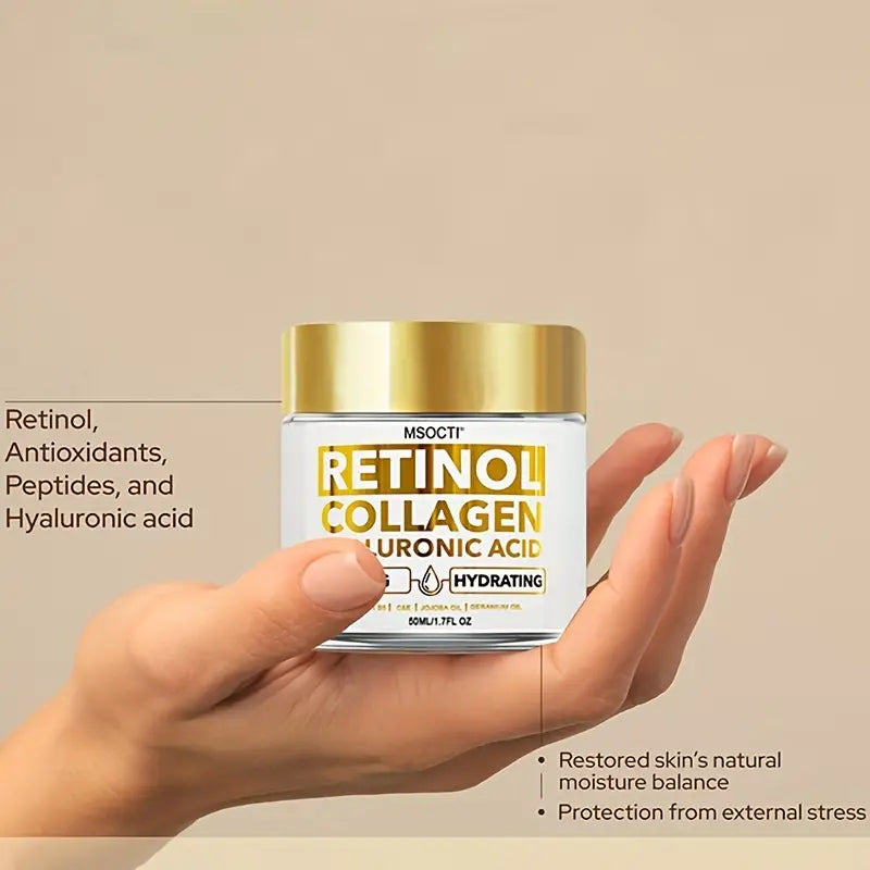 Retinol Collagen Hyaluronic Acid Face Cream Beauty & Personal Care - DailySale