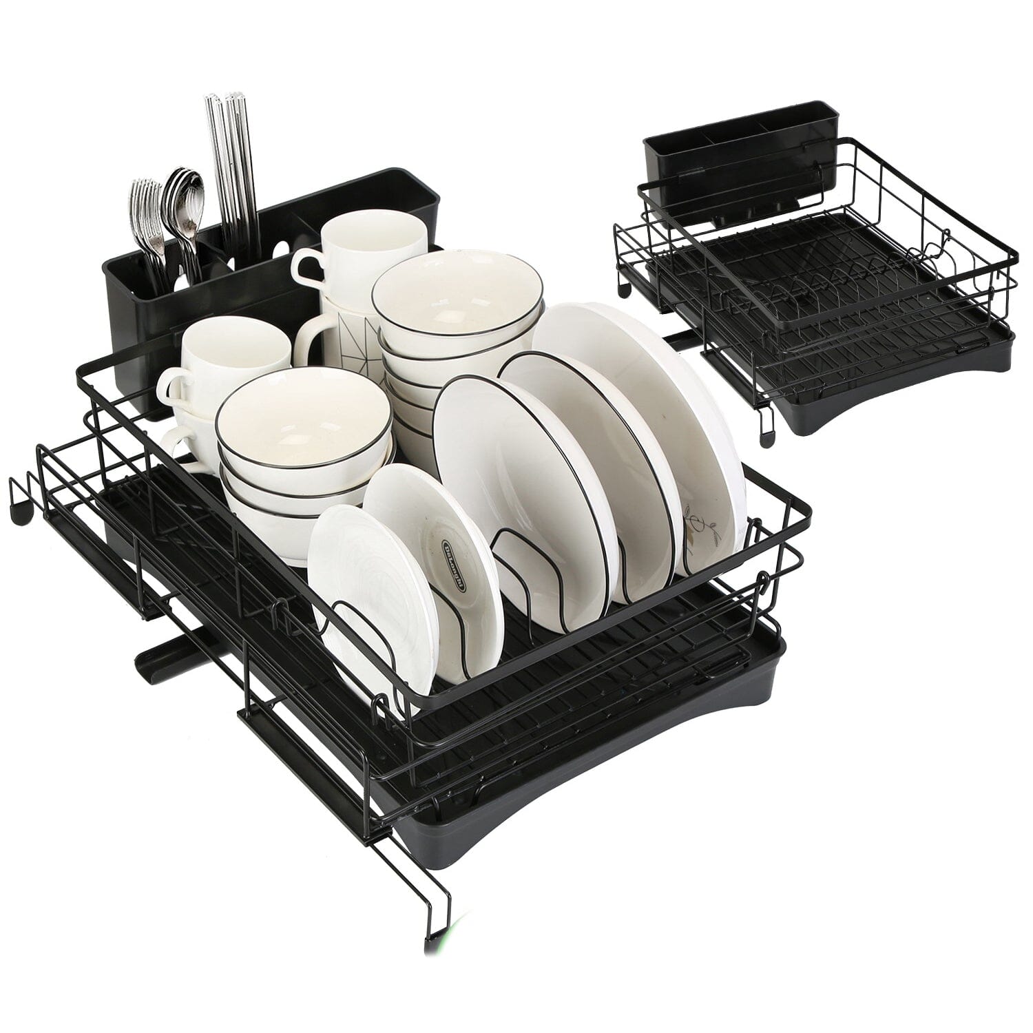 Retractable Dish Drying Rack Kitchen Storage - DailySale