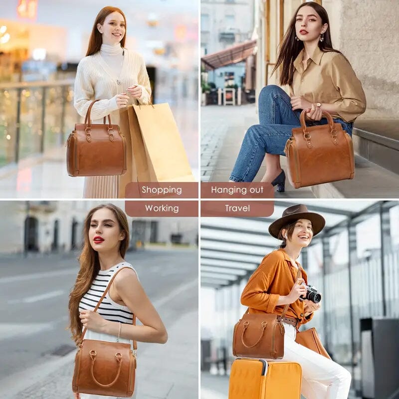 Retro PU Leather Handbag with Multi Card Slot Bags & Travel - DailySale