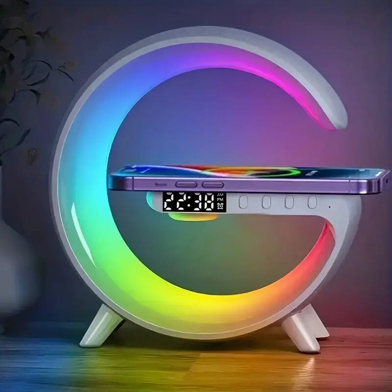 RGB Rhythm Light Wireless Sunrise Alarm Speaker Speakers - DailySale