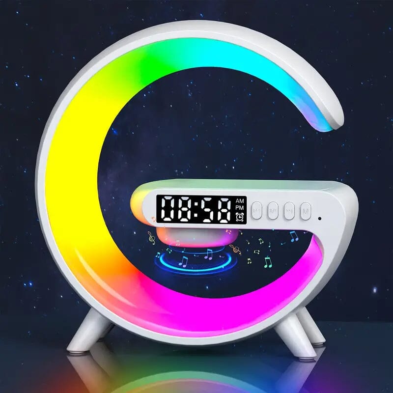 RGB Rhythm Light Wireless Sunrise Alarm Speaker Speakers - DailySale