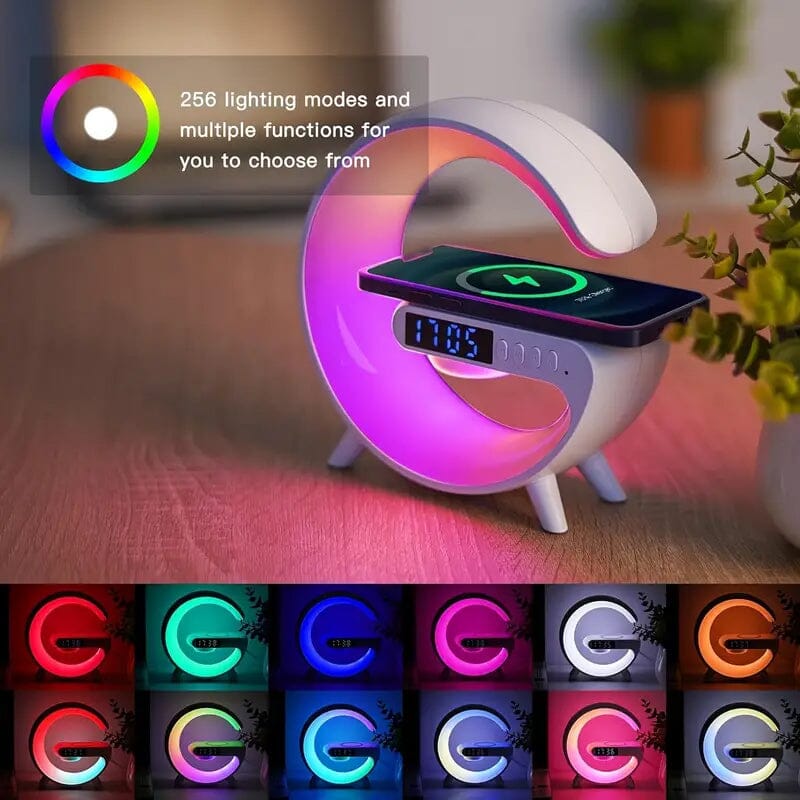 RGB Rhythm Light Wireless Sunrise Alarm Speaker Speakers - DailySale