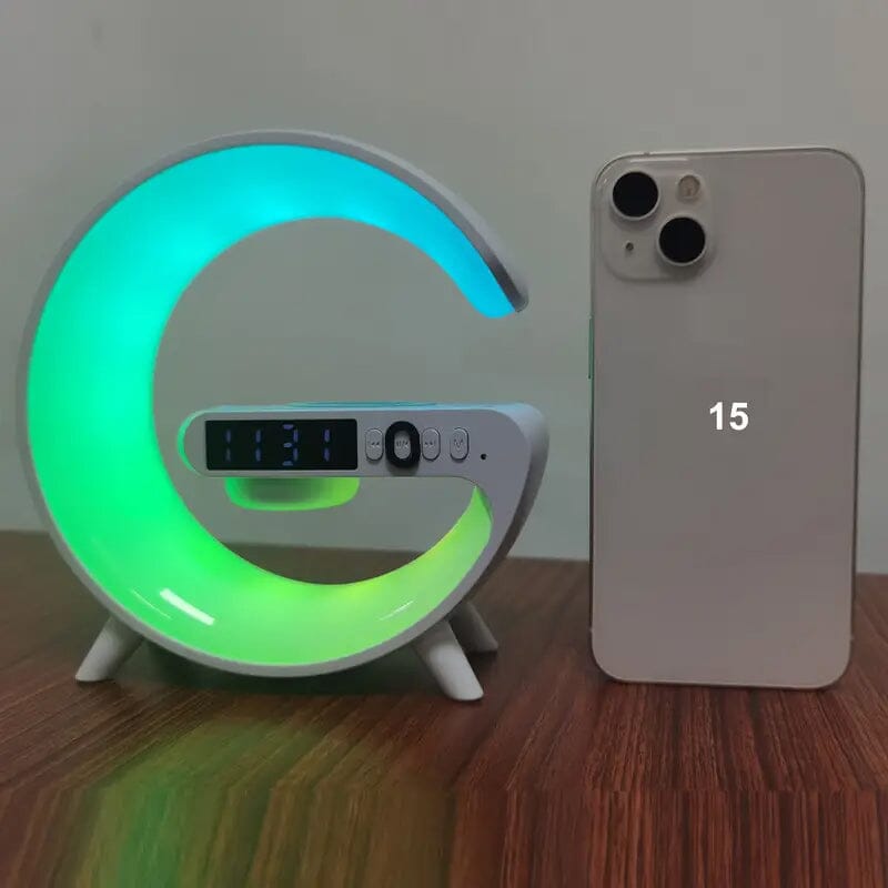 RGB Rhythm Light Wireless Sunrise Alarm Speaker Speakers - DailySale