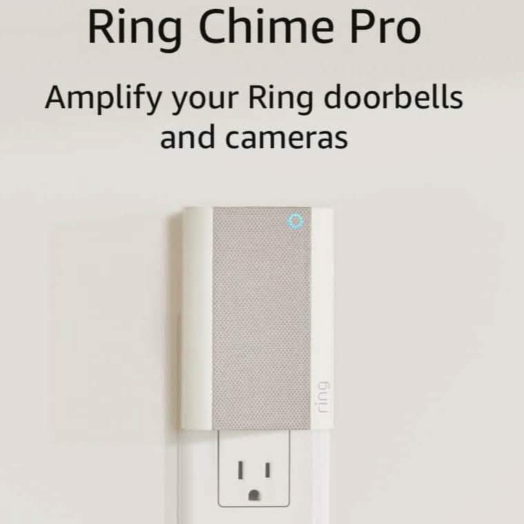 Ring Chime Pro 2nd Gen with WIFI Extender (Refurbished) Smart Home & Security - DailySale