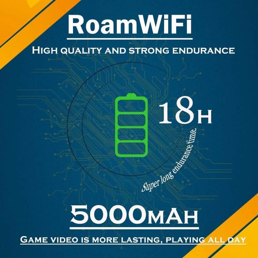 RoamWiFi 4G LTE WiFi Mobile Hotspot Router Mobile Accessories - DailySale