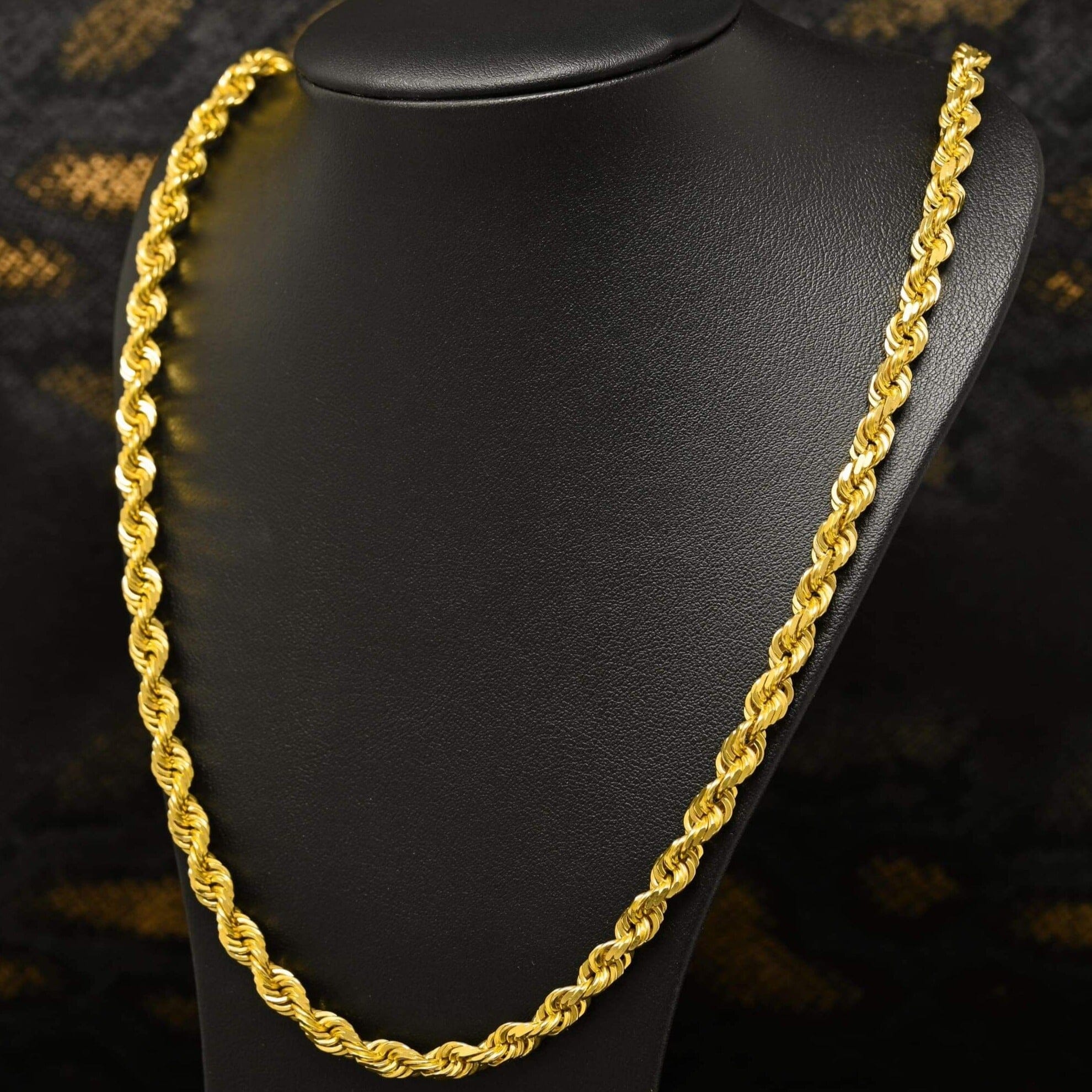 Rope Chain in Yellow Gold - 8mm Necklaces - DailySale