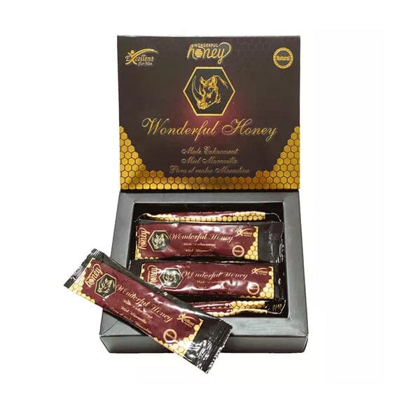 Royal Honey for Men with Panax Ginseng Root & Tribulus, Flower Honey 12 x 15 Gram Sachets Rino - Burgundy Everything Else - DailySale