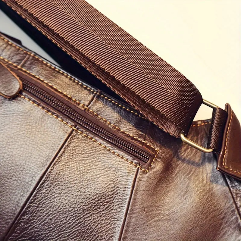 Rugged Vintage Leather Sling Bag Bags & Travel - DailySale