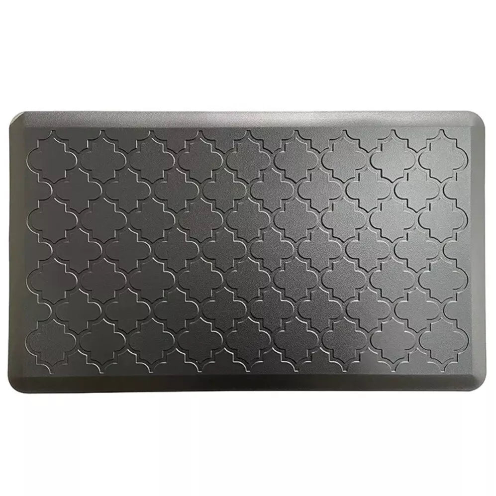 Bibb Home Trellis Embossed Anti Fatigue Foam Kitchen Mat