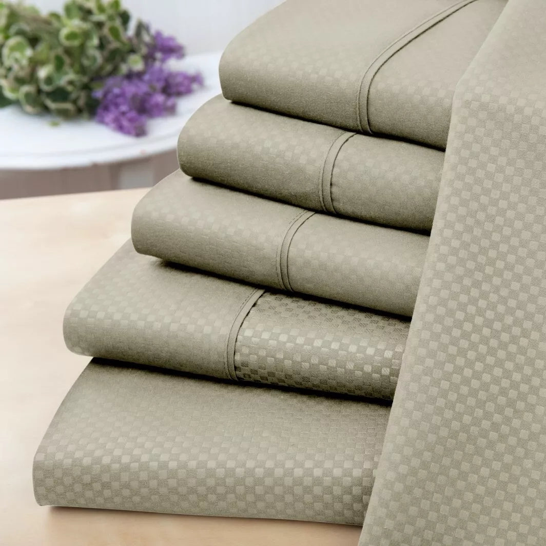 6-Piece Set: US Army Embossed Check Sheet Set