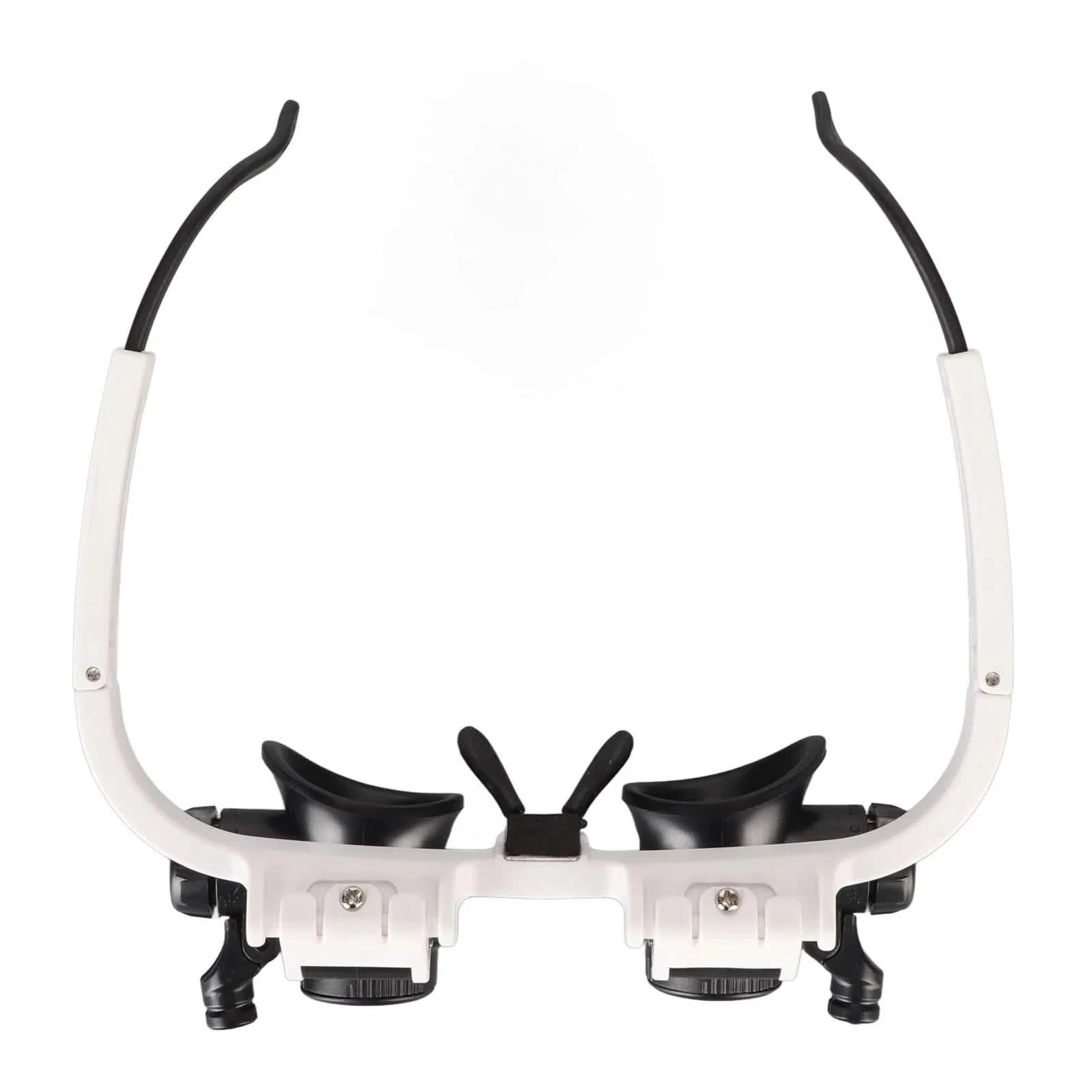 2-LED Head-Mounted Magnifier Glasses – 8x/15x/23x with Repair Light