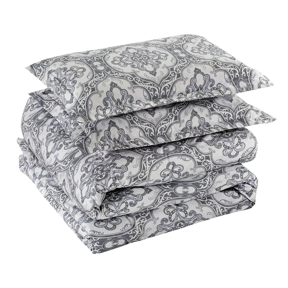 3-Piece Set: Bibb Home 1800 Series Egyptian Luxury Duvet Cover Set