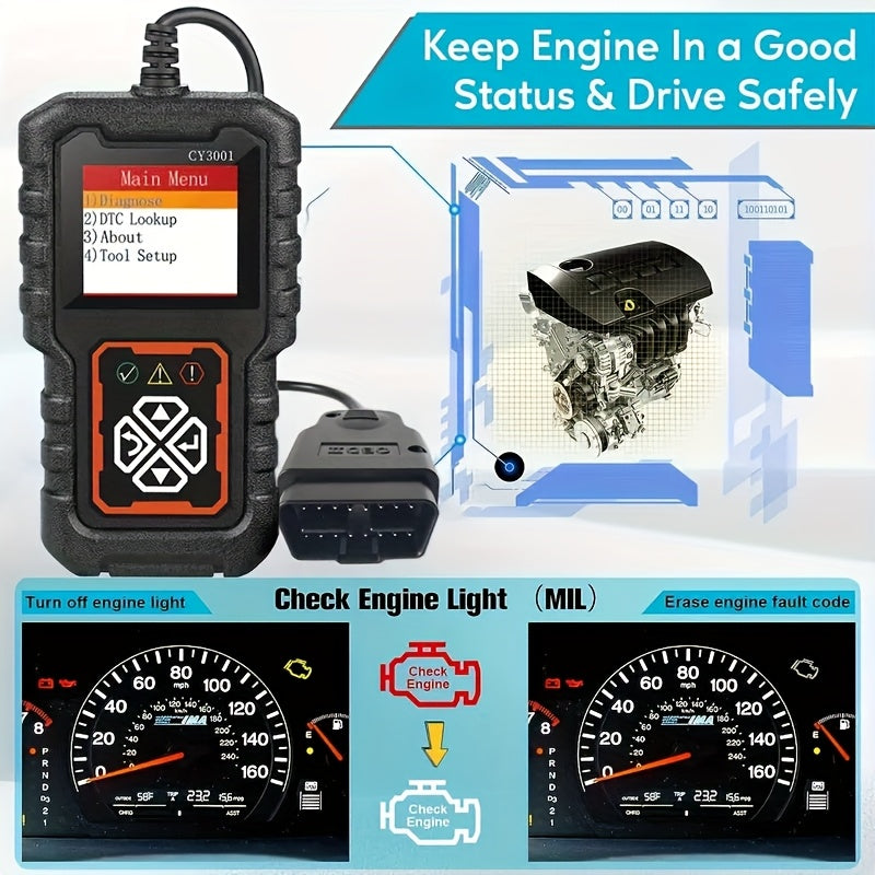 Turning off the check engine light after clearing a fault code