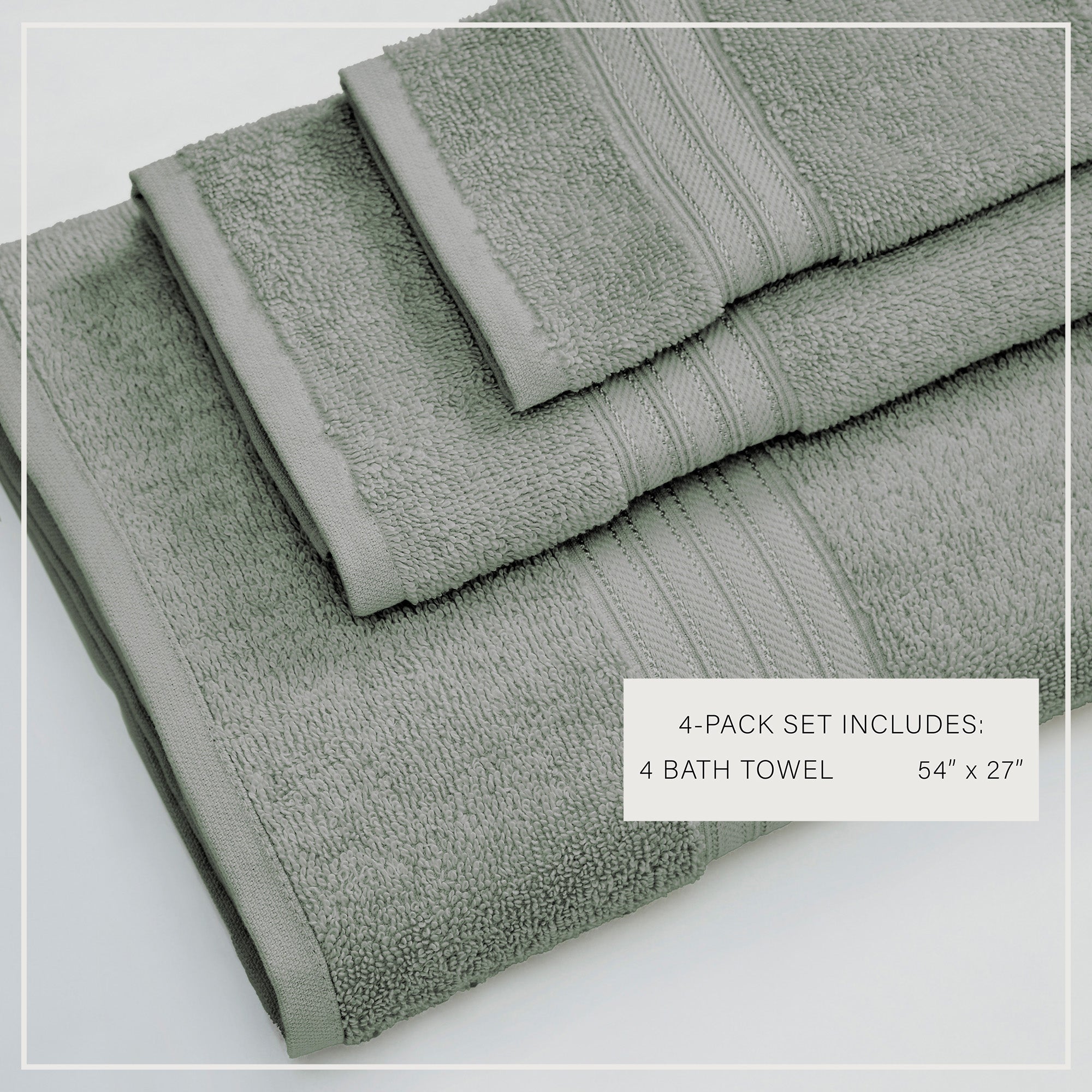 Cotton Terry Bath Towel Set - Cooper Collection