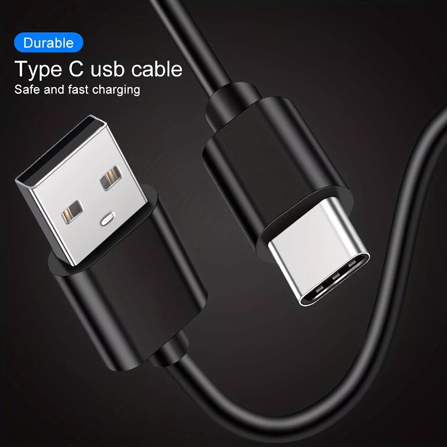 Samsung USB-C Data Charging Cable for Galaxy S9/S9+/Note 9/S8/S8+ (Black) - New Mobile Accessories - DailySale