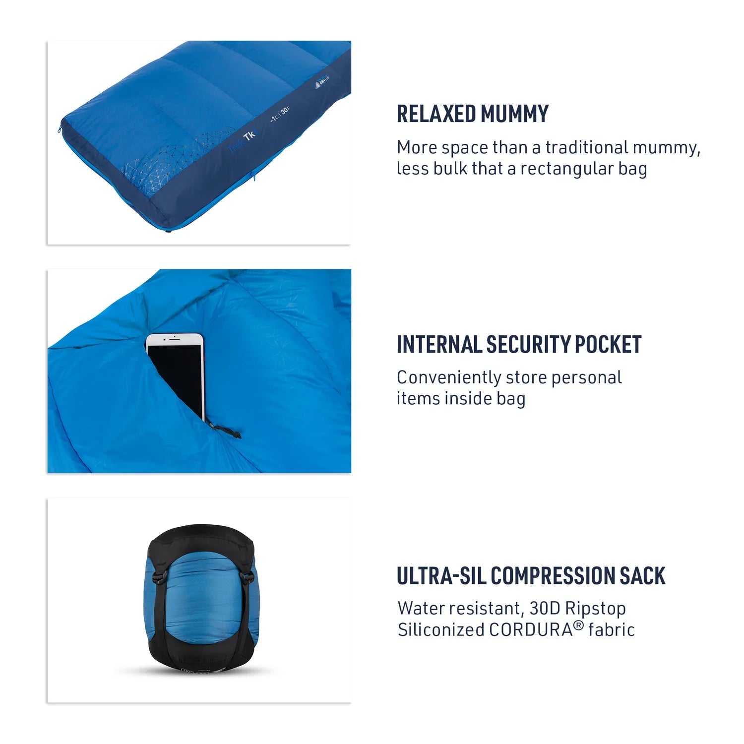 Sea to Summit Trek TKI 30 Sleeping Bag - Reg Sports & Outdoors - DailySale