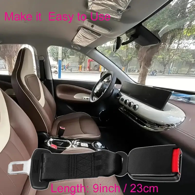 Seat Belt Extension Plug Buckle Adjustable Car Seat Belt Extender Cover Automotive - DailySale