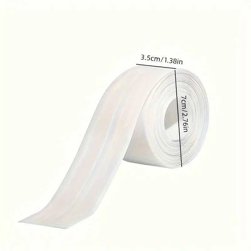 Self-Adhesive Waterproof Caulk Strip - Moisture-Resistant Sealing Tape for Kitchen & Bathroom Bath - DailySale