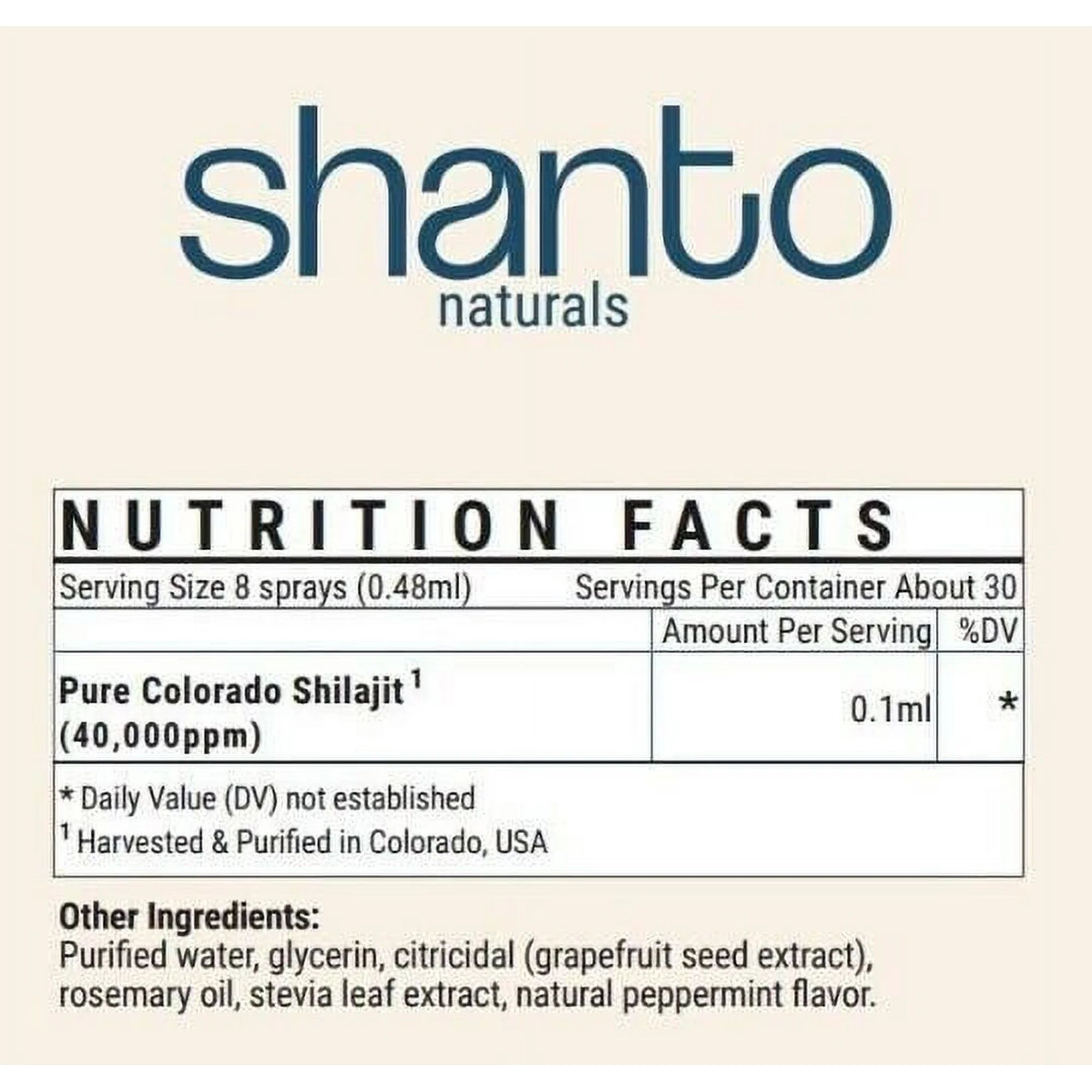 Shanto Naturals Premium Shilajit Oral Spray, Support Energy and Focus, Stimulant-Free, Fast Acting. Purified and Harvested in the USA- Shanto Naturals Wellness - DailySale