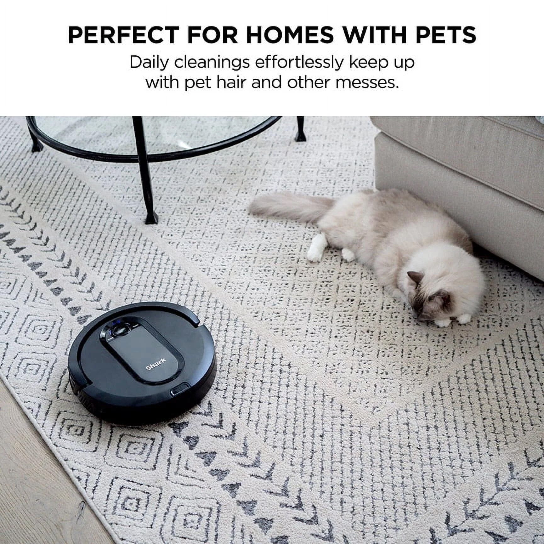 Shark RV990 EZ Robot Vacuum with Row-by-Row Cleaning and Powerful Suction (Refurbished) Household Appliances - DailySale