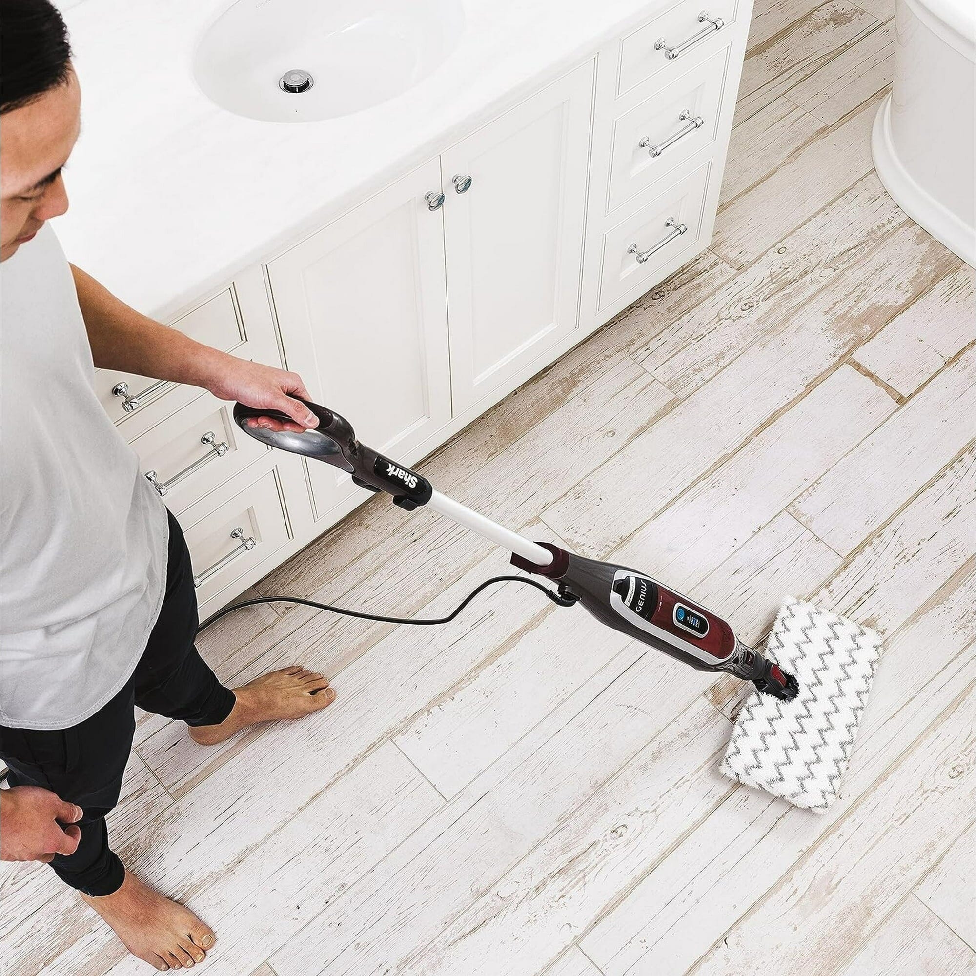 Shark S5003D Genius Corded Electric Floor Steamer Steam Cleaner Pocket Mop Household Appliances - DailySale