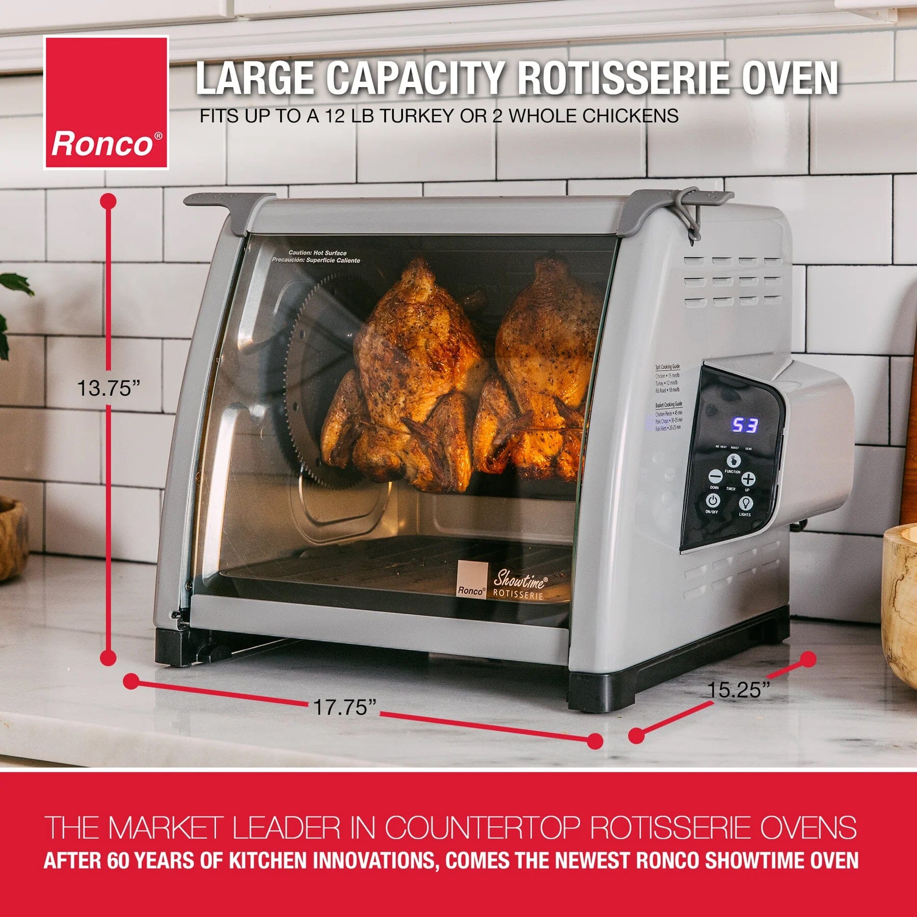 Rondo showtime offers rotisserie 3000 cooker NWOB