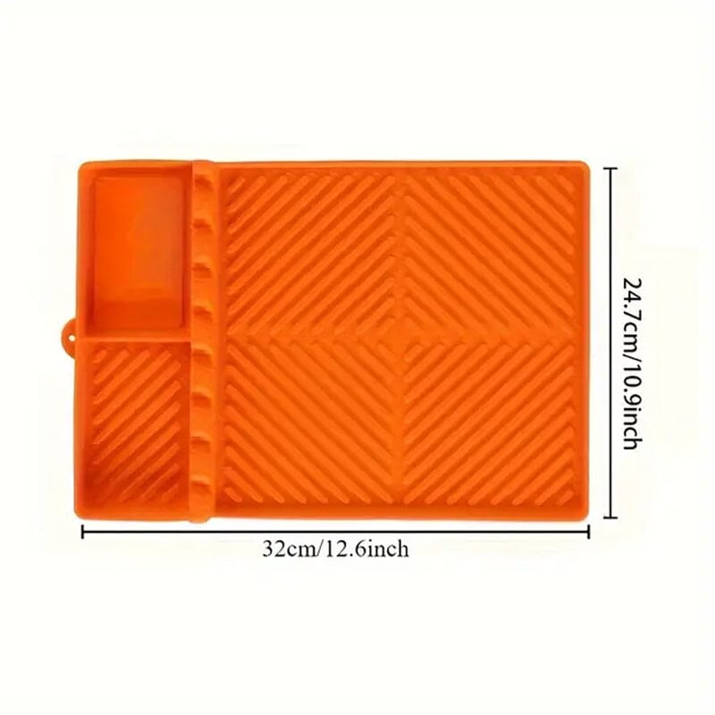 Silicone Grill Mat with Side Shelf Kitchen Tools & Gadgets - DailySale