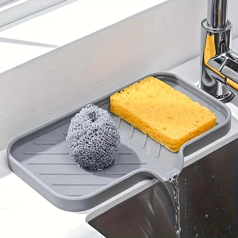 Silicone Sink Organizer Tray – Non-Food Contact Soap Holder Kitchen Tools & Gadgets - DailySale