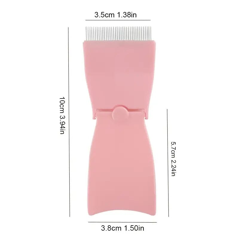 Single Foldable Steel Needle Eyelash Comb Beauty & Personal Care - DailySale