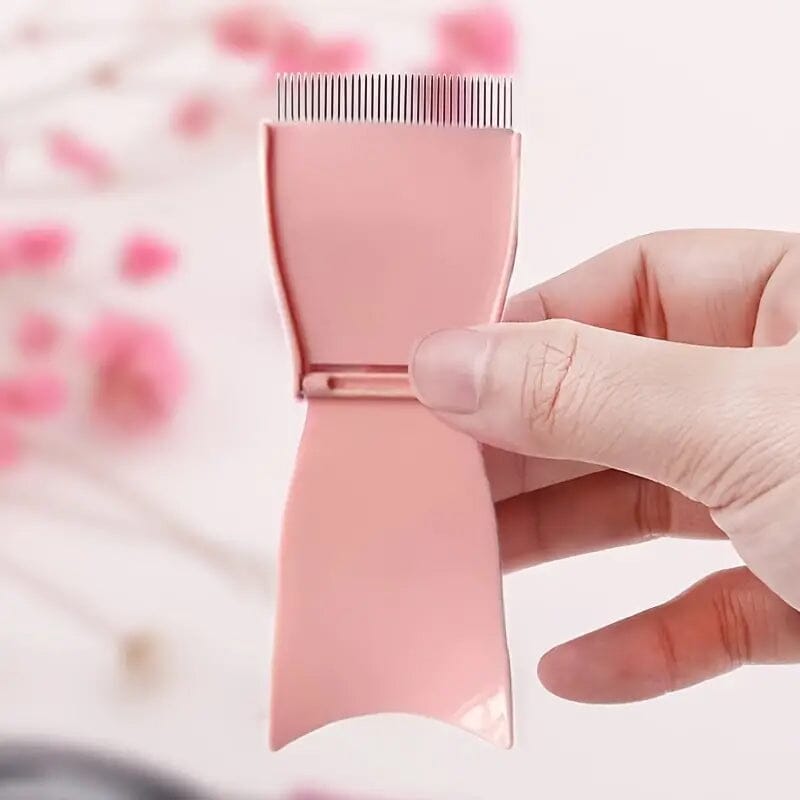 Single Foldable Steel Needle Eyelash Comb Beauty & Personal Care - DailySale