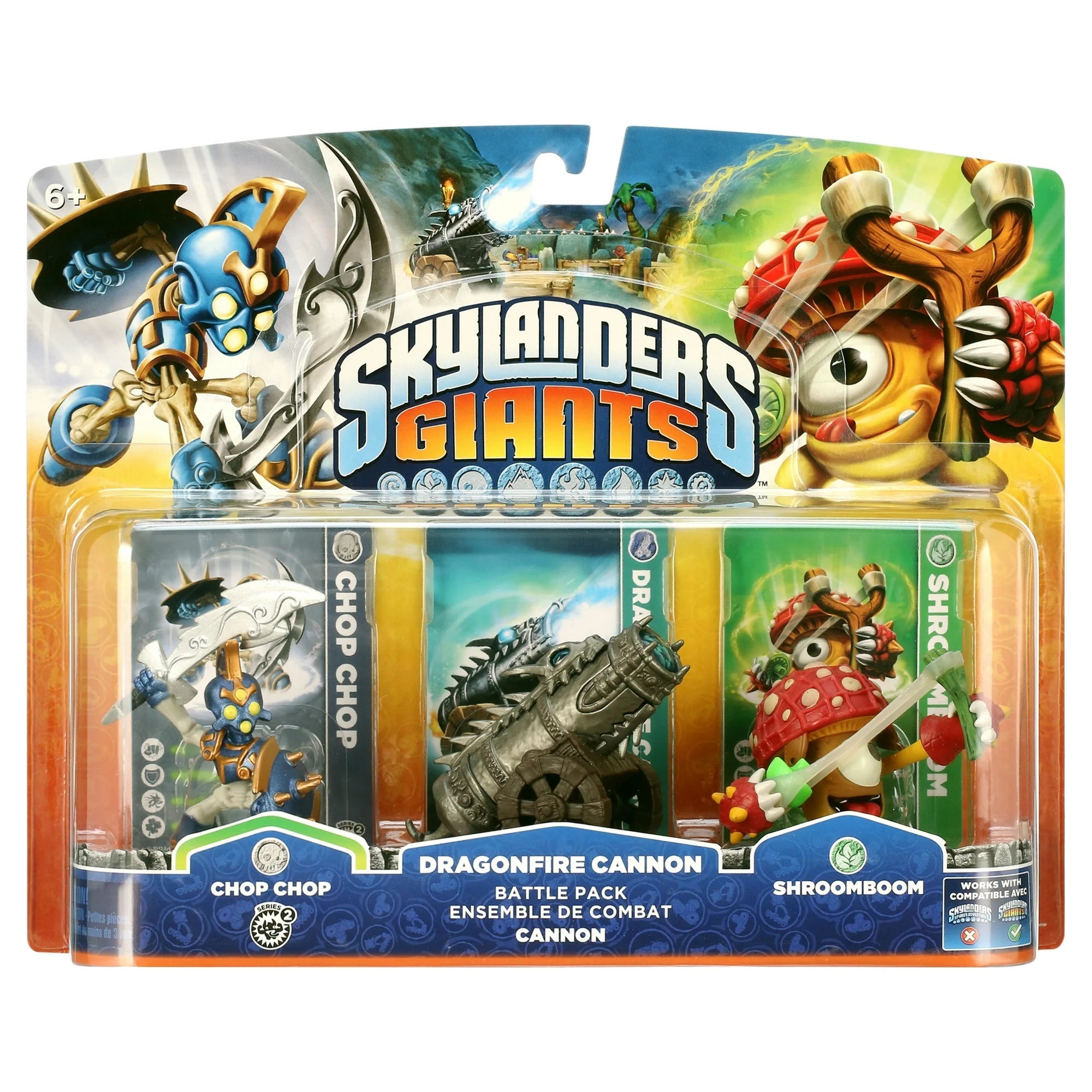 Skylanders Giants: Battle Pack #1 (Chop Chop, Dragonfire Cannon, Shroomboom - Universal) Toys & Games - DailySale