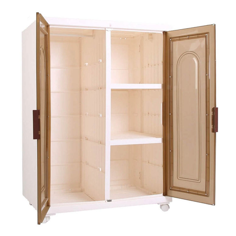 Small Wardrobe Closet with Magnetic Design Closet & Storage 4 Cube - DailySale