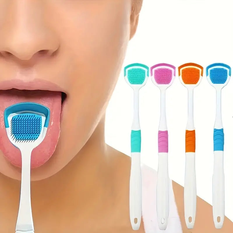 Soft Silicone Tongue Scraper Cleaning Toothbrush Beauty & Personal Care - DailySale