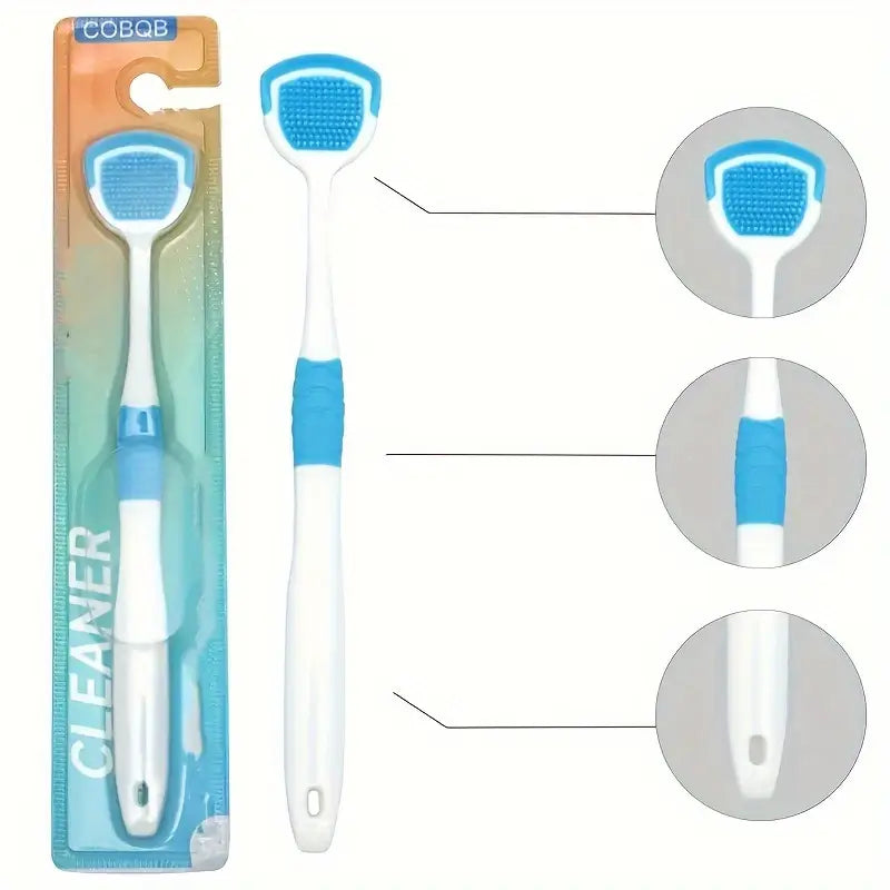 Soft Silicone Tongue Scraper Cleaning Toothbrush Beauty & Personal Care - DailySale