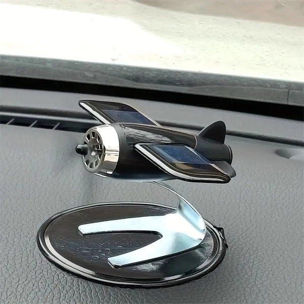 Solar Airplane Creative Car Decoration Automotive - DailySale