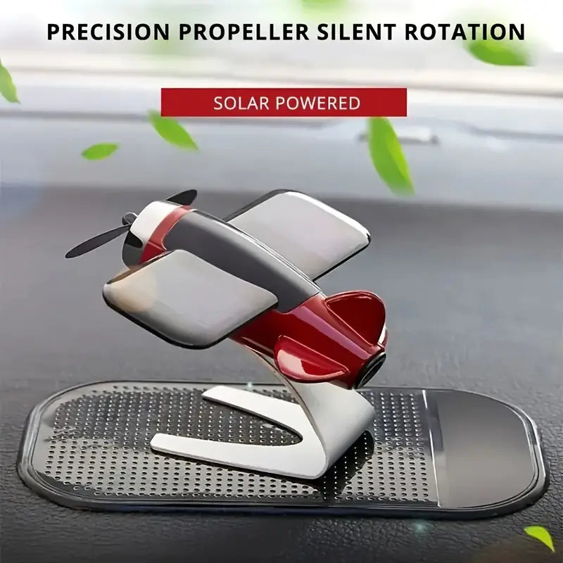 Solar Airplane Creative Car Decoration Automotive - DailySale