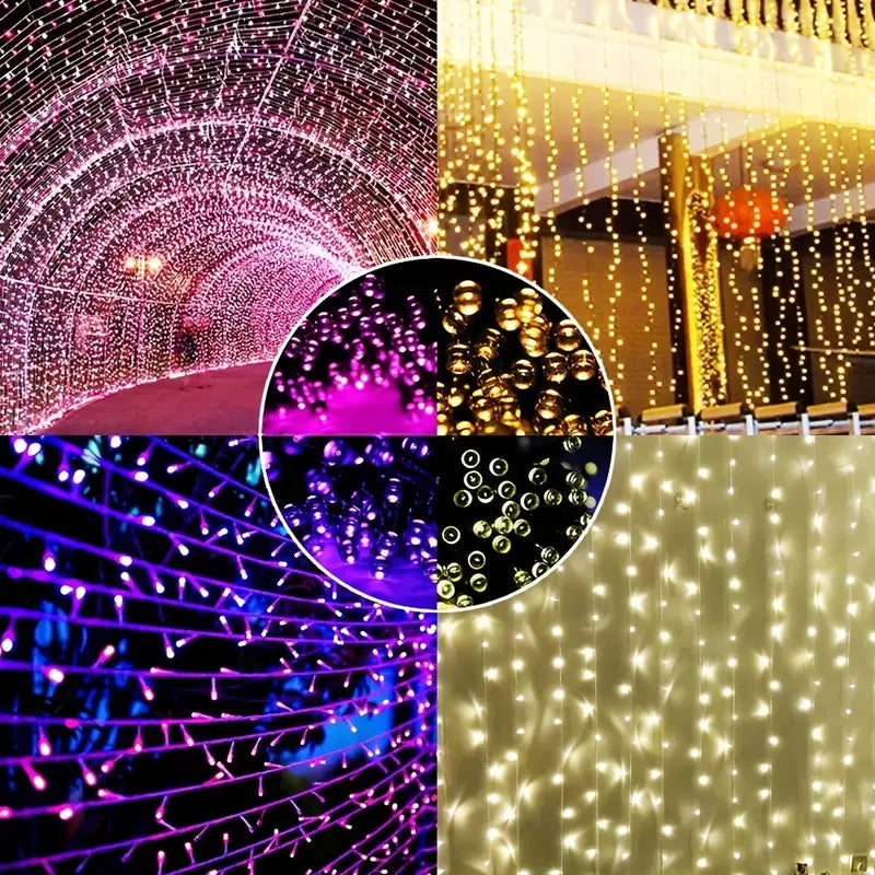 Solar String Lights Outdoor Waterproof Outdoor Lighting - DailySale