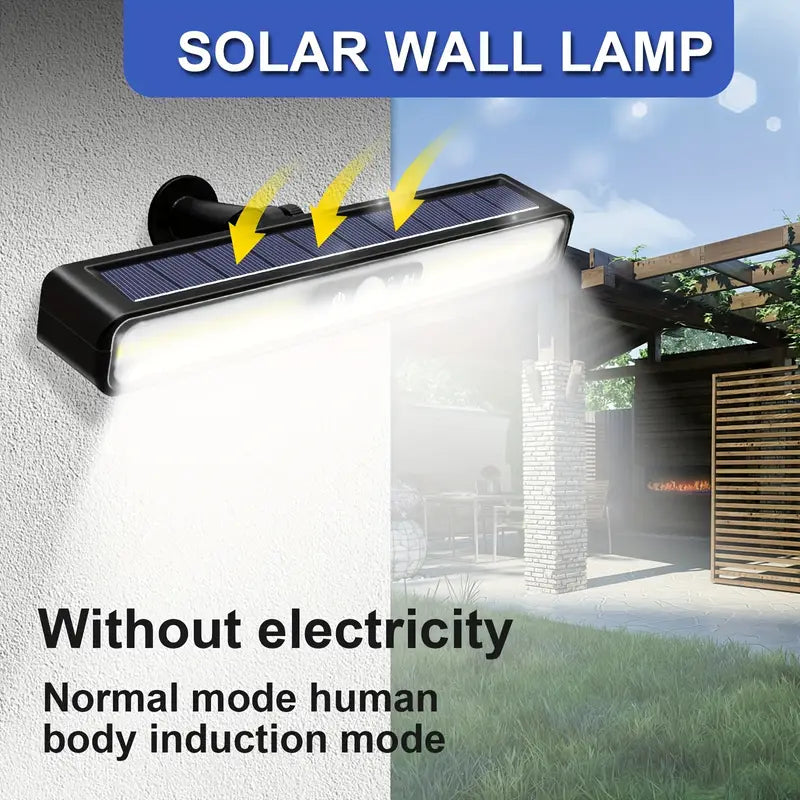 Solar Waterproof Movement Induction Wall Lamp Outdoor Lighting - DailySale