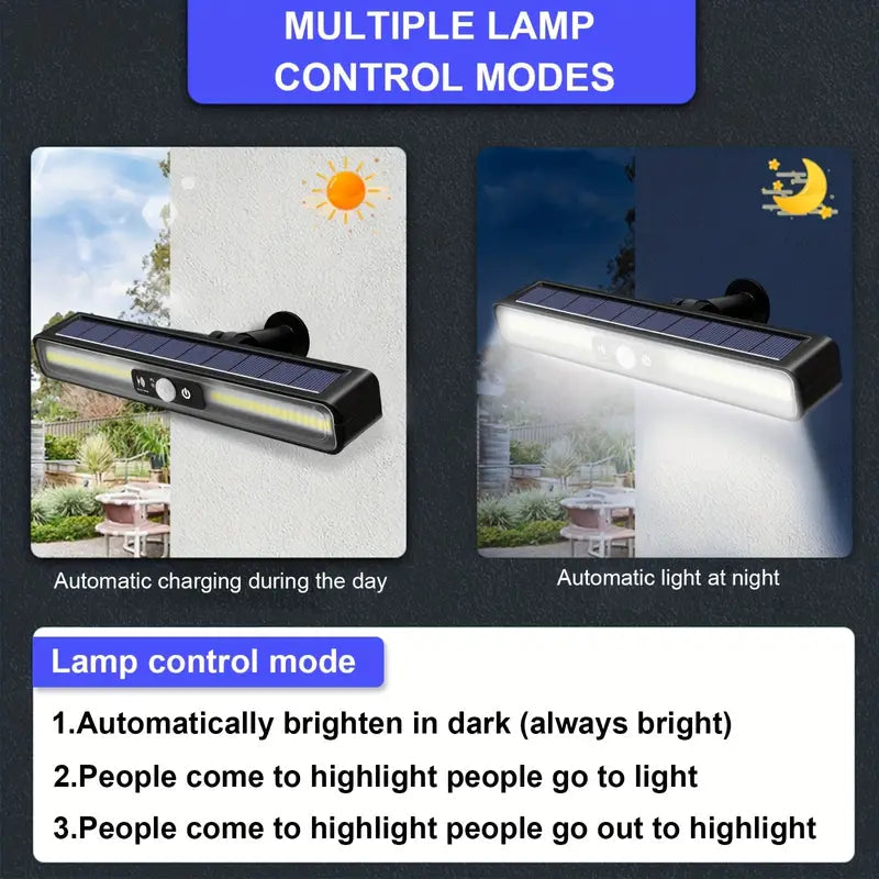 Solar Waterproof Movement Induction Wall Lamp Outdoor Lighting - DailySale