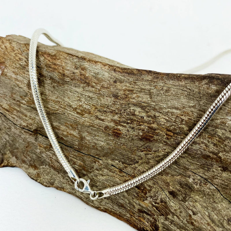 Solid 925 Sterling Real Round Silver Snake Chain Necklaces Necklaces - DailySale