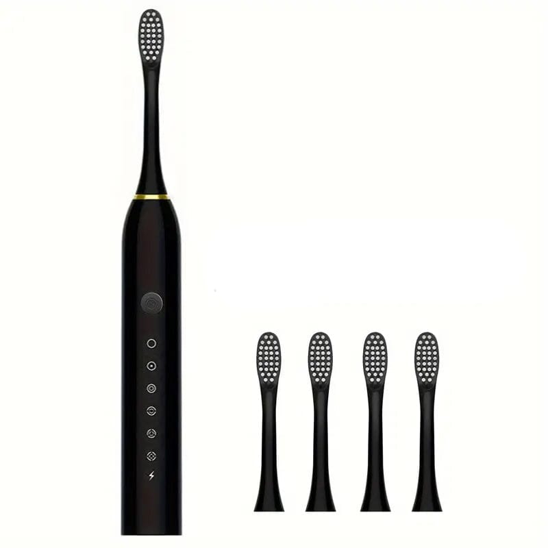 Sonic Electric Toothbrush with 6 Modes and Smart Timer Beauty & Personal Care Black - DailySale