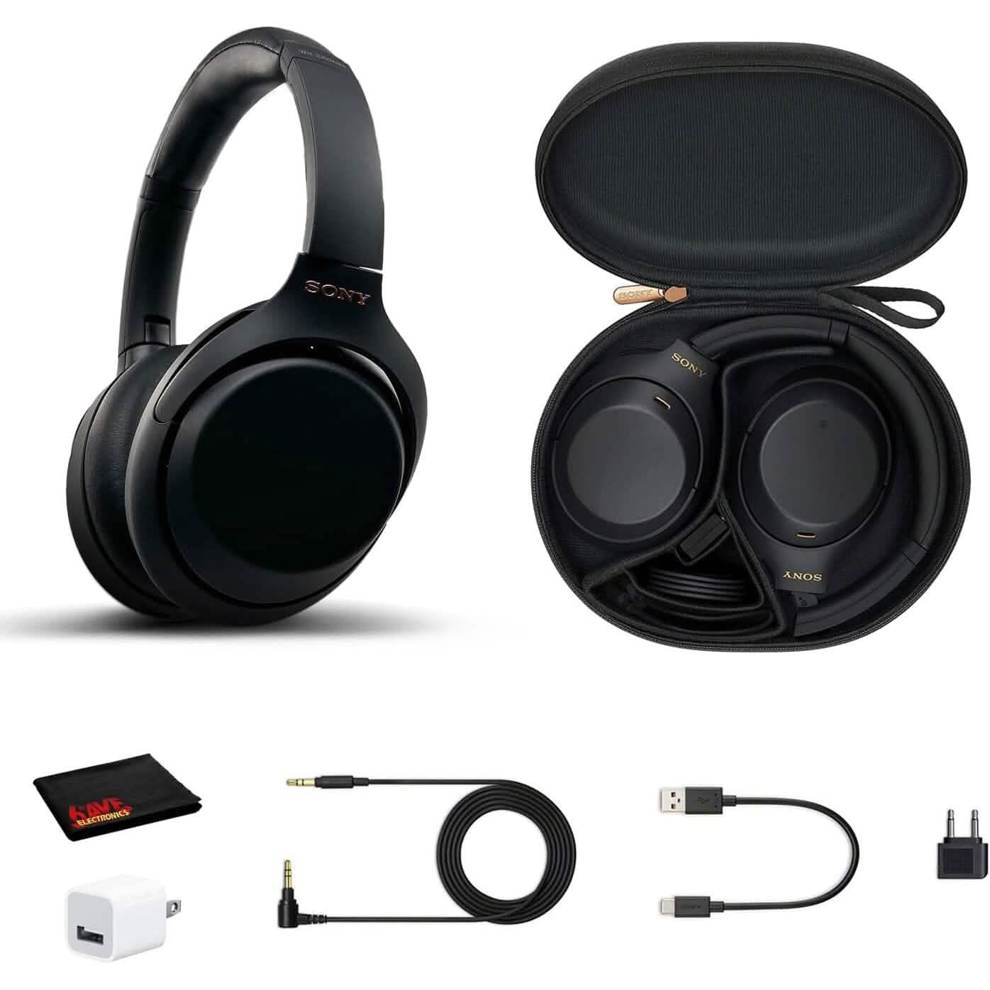 Sony WH-1000XM4 Wireless Noise Canceling Overhead Headphones with Mic Headphones - DailySale