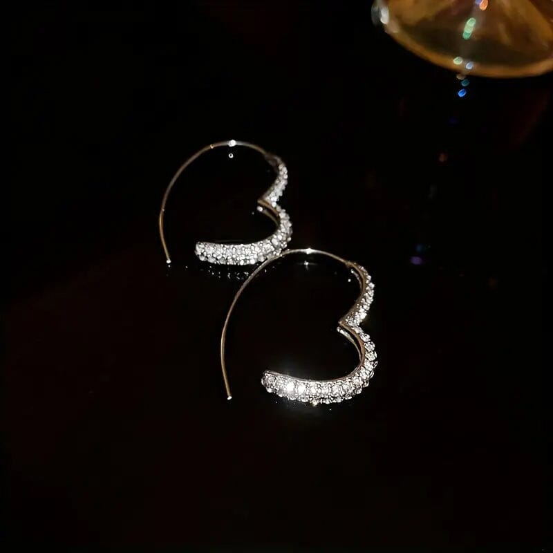 Sparkling Silver Earrings for Women Earrings - DailySale