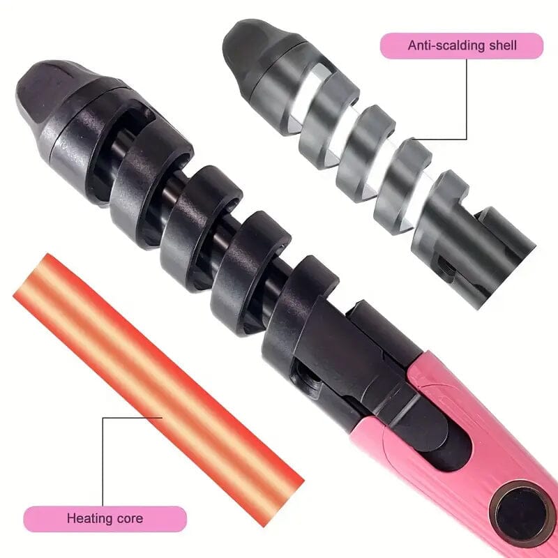 Spiral Curl Professional Hair Curling Wand Beauty & Personal Care - DailySale