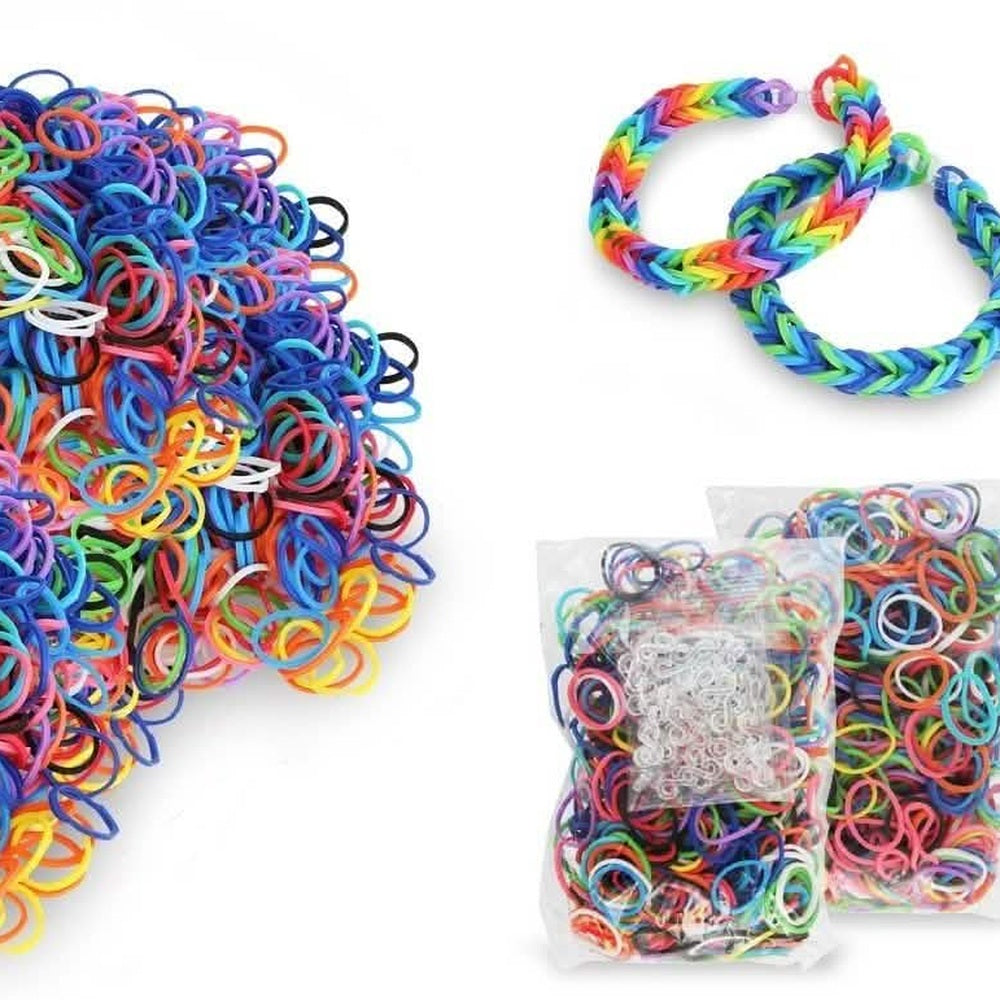 2504 piece colourful silicone loom band set with tools